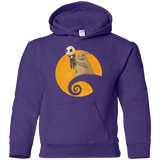Sweatshirts Purple / YS Halloween King Youth Hoodie