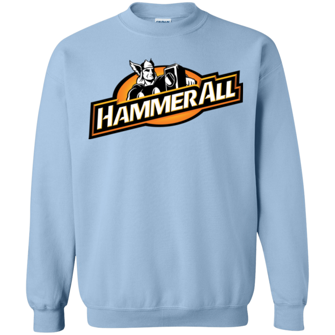 Sweatshirts Light Blue / Small Hammerall Crewneck Sweatshirt