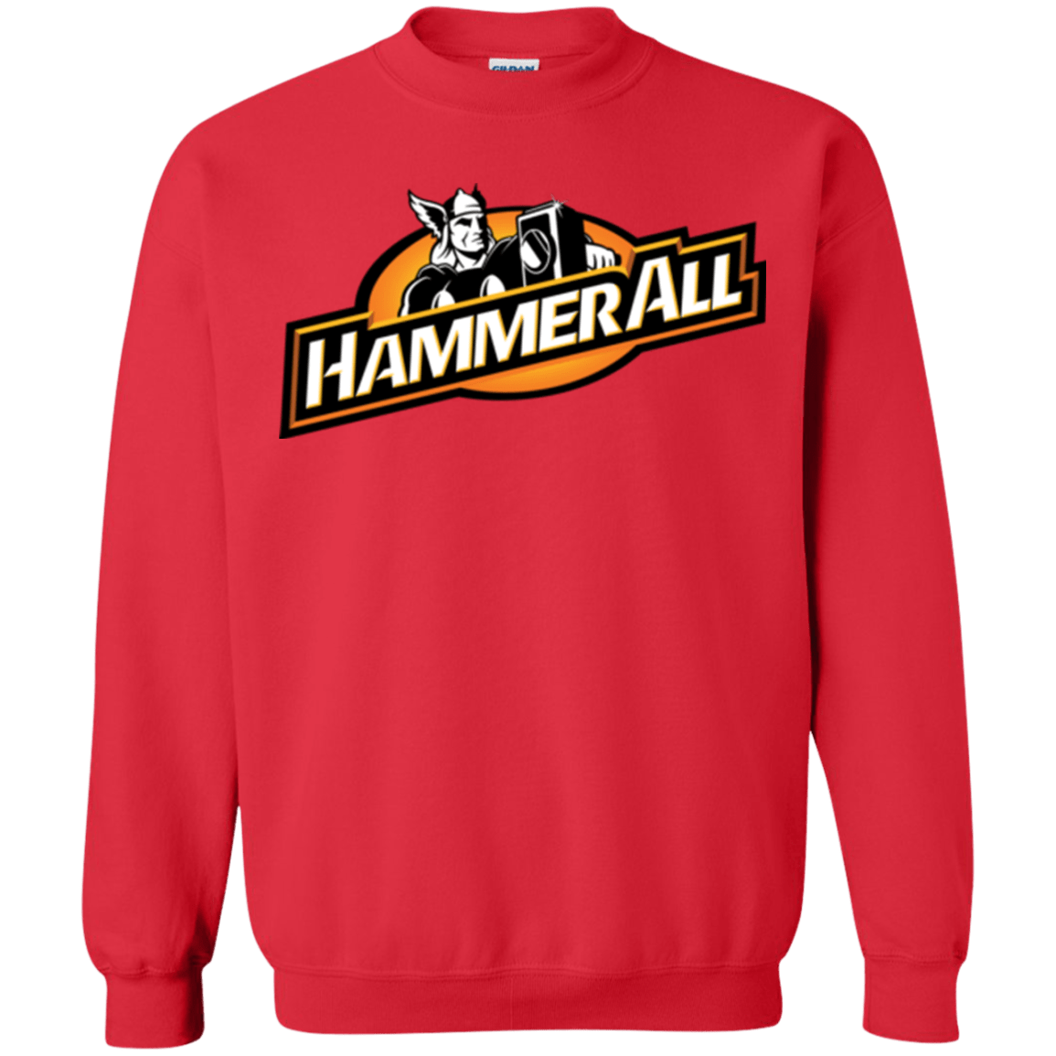 Sweatshirts Red / Small Hammerall Crewneck Sweatshirt