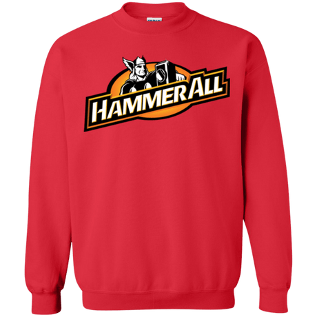 Sweatshirts Red / Small Hammerall Crewneck Sweatshirt