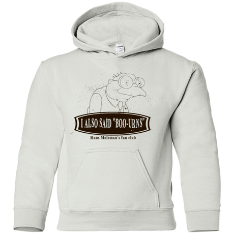 Sweatshirts White / YS Hans Moleman Fans Club Youth Hoodie