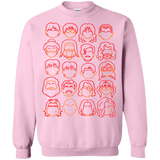 Sweatshirts Light Pink / Small Harry Potter line heads Crewneck Sweatshirt