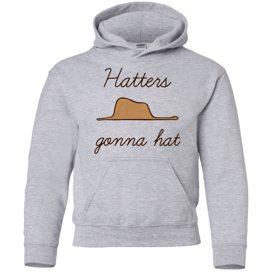 Sweatshirts Sport Grey / YS Hatters Gonna Hat Youth Hoodie