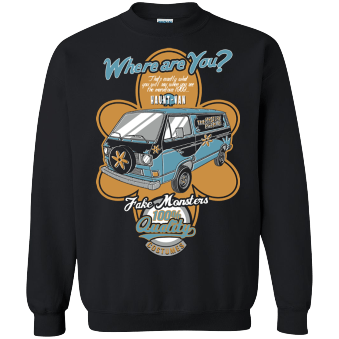 Sweatshirts Black / Small Haunt Van Crewneck Sweatshirt
