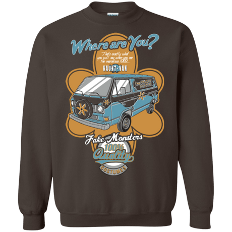 Sweatshirts Dark Chocolate / Small Haunt Van Crewneck Sweatshirt