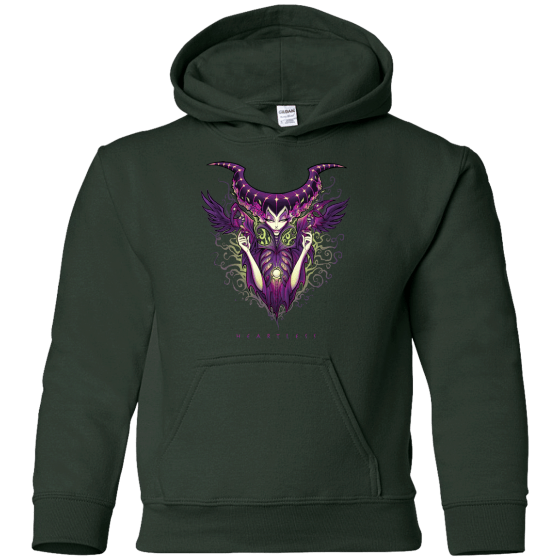 Sweatshirts Forest Green / YS Heartless Youth Hoodie