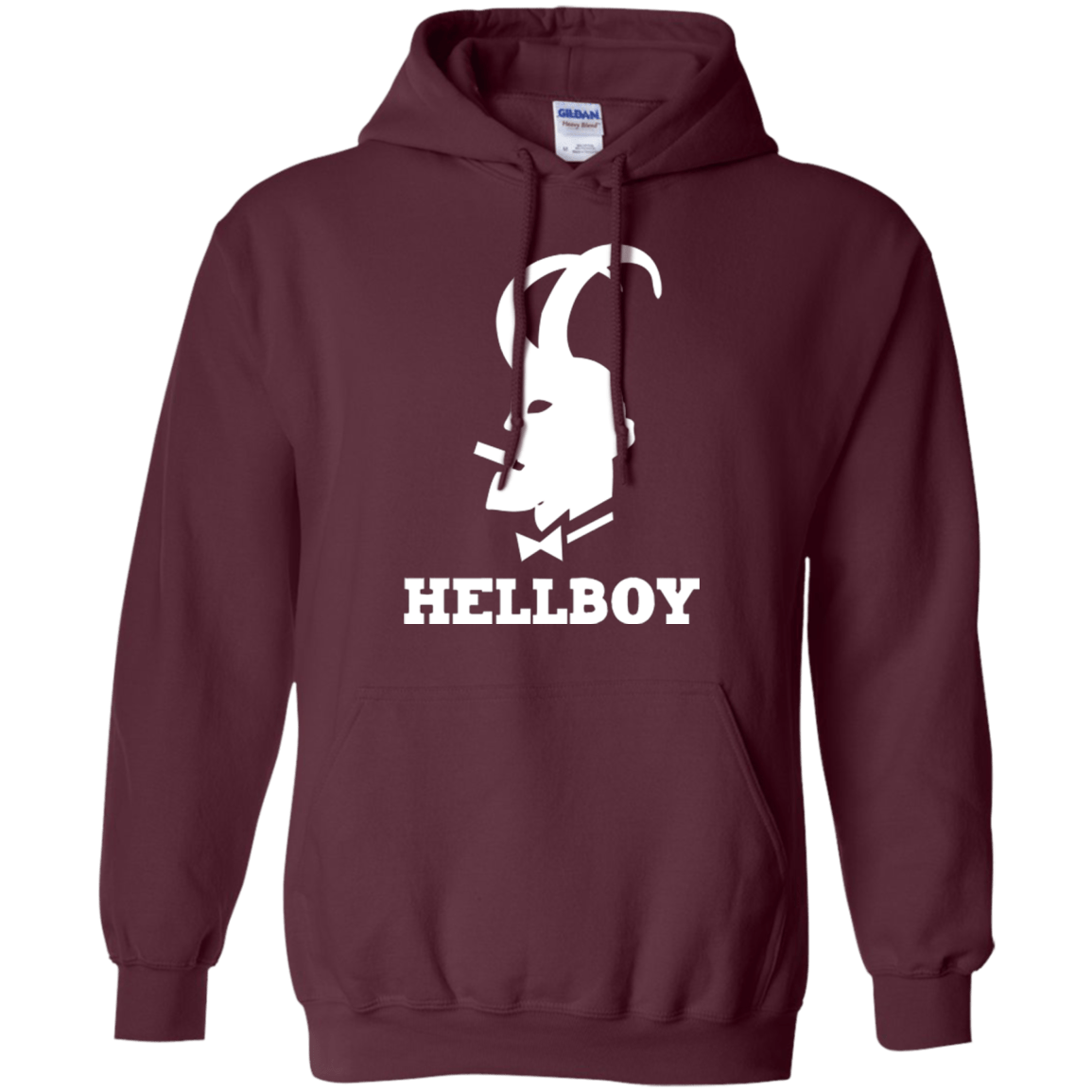 Sweatshirts Maroon / Small Hellboy Pullover Hoodie