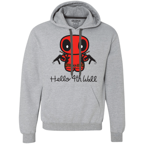 Sweatshirts Sport Grey / Small Hello 4th Wall Premium Fleece Hoodie