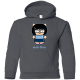 Sweatshirts Charcoal / YS Hello Butts Youth Hoodie