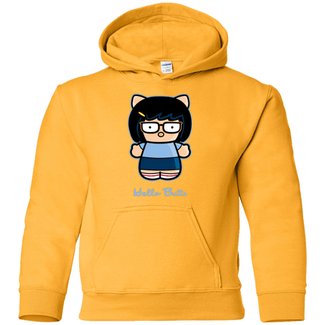 Sweatshirts Gold / YS Hello Butts Youth Hoodie