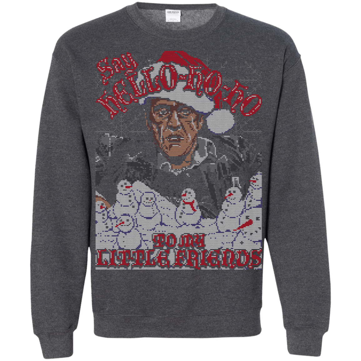 Sweatshirts Dark Heather / S HELLO LITTLE FRIENDS Crewneck Sweatshirt