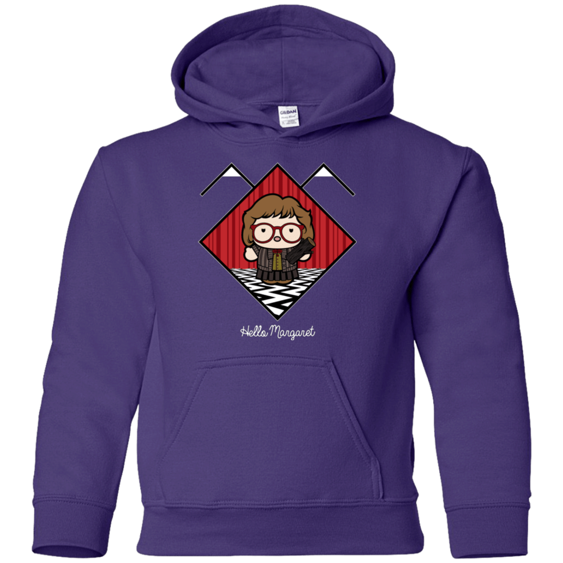 Sweatshirts Purple / YS Hello Margaret Youth Hoodie