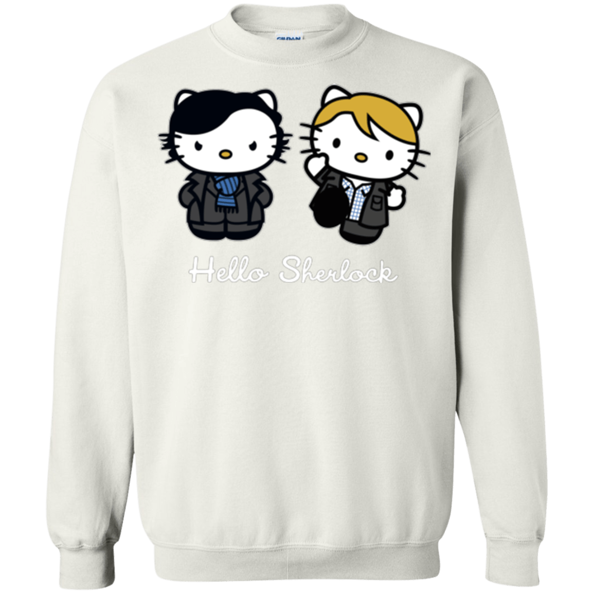 Sweatshirts White / Small Hello Sherlock Crewneck Sweatshirt