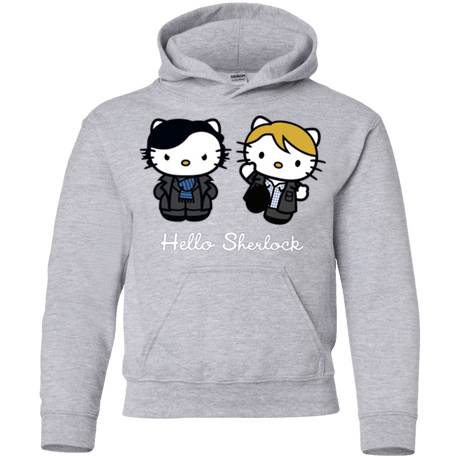 Sweatshirts Sport Grey / YS Hello Sherlock Youth Hoodie