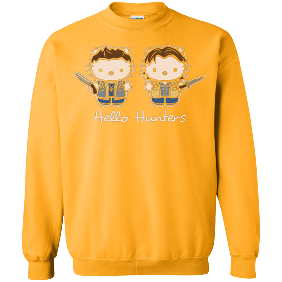 Sweatshirts Gold / Small hellohunters Crewneck Sweatshirt