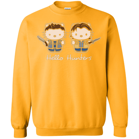 Sweatshirts Gold / Small hellohunters Crewneck Sweatshirt