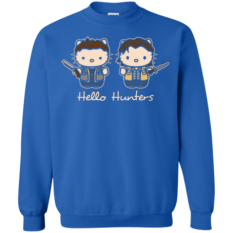 Sweatshirts Royal / Small hellohunters Crewneck Sweatshirt