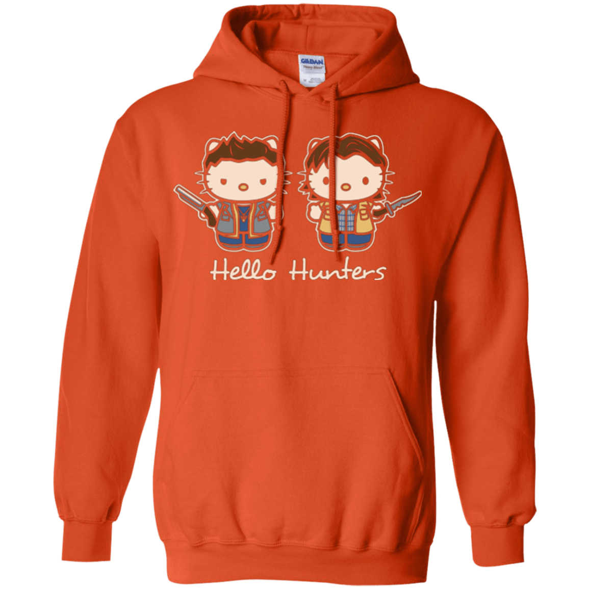 Sweatshirts Orange / Small hellohunters Pullover Hoodie