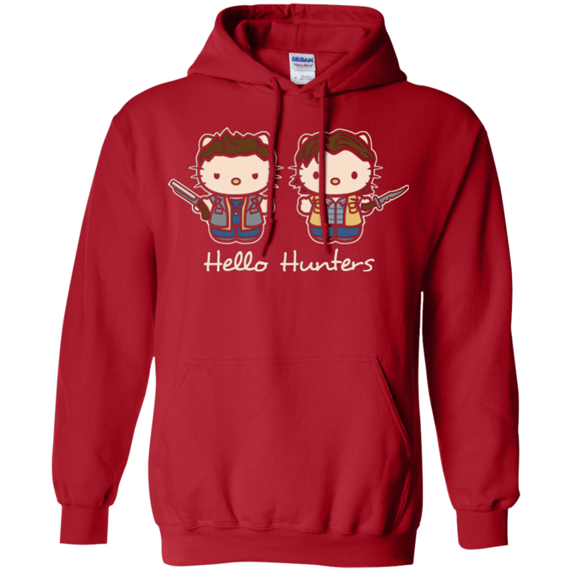 Sweatshirts Red / Small hellohunters Pullover Hoodie