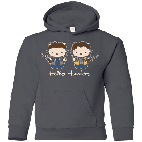 Sweatshirts Charcoal / YS hellohunters Youth Hoodie