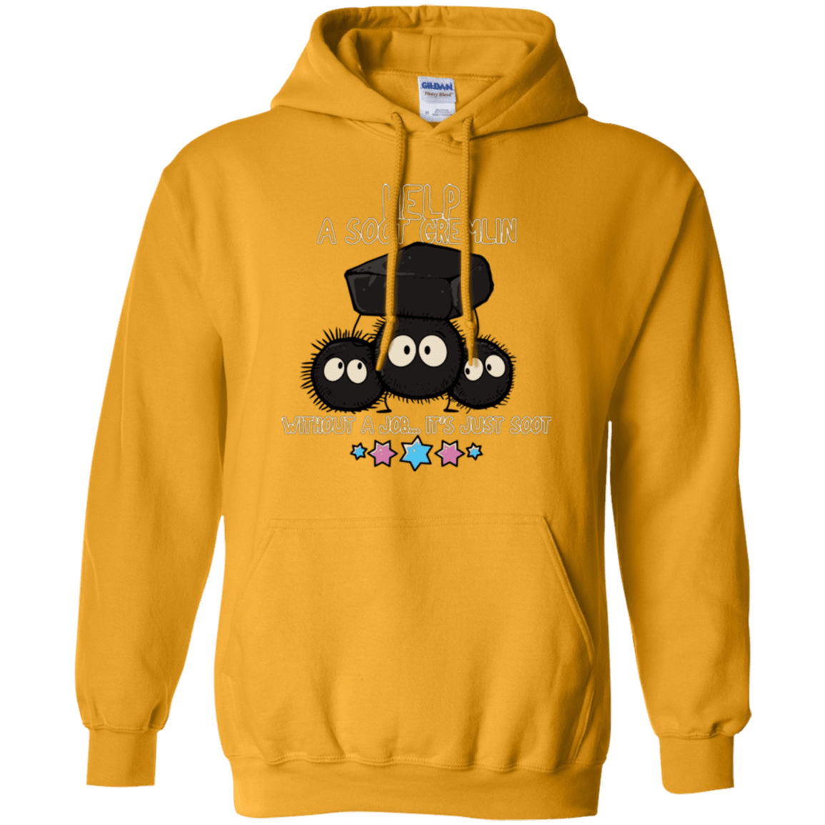 Sweatshirts Gold / Small HELP A SOOT GREMLIN Pullover Hoodie
