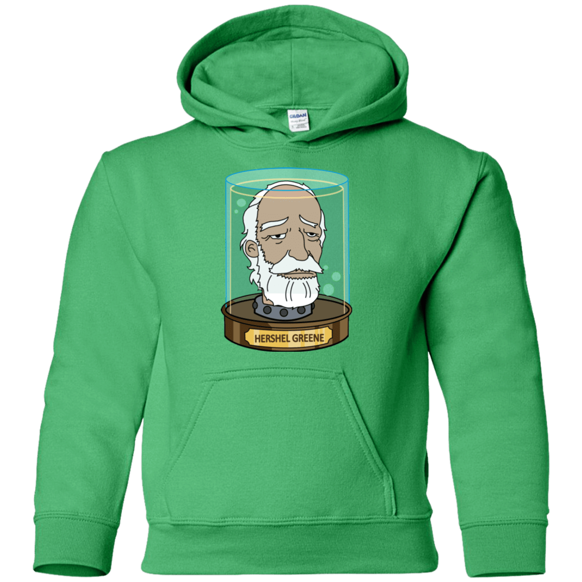 Sweatshirts Irish Green / YS Hershel Greene Head Youth Hoodie