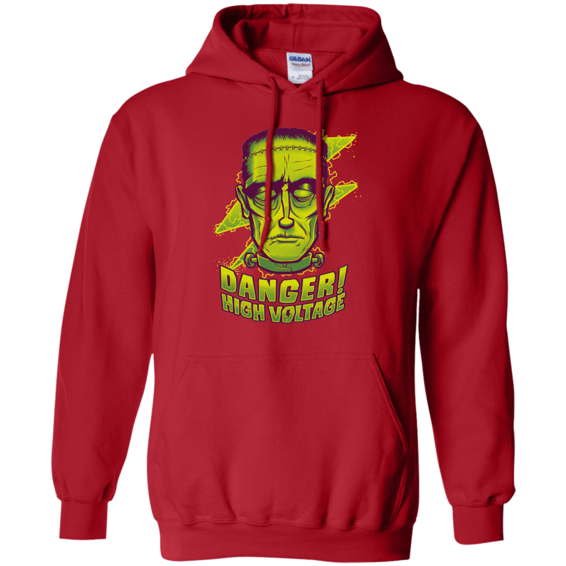 Sweatshirts Red / Small HIGH VOLTAGE Pullover Hoodie