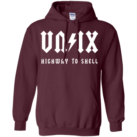 Sweatshirts Maroon / Small Highway to shell Pullover Hoodie