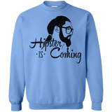 Sweatshirts Carolina Blue / Small Hipster is Coming Crewneck Sweatshirt