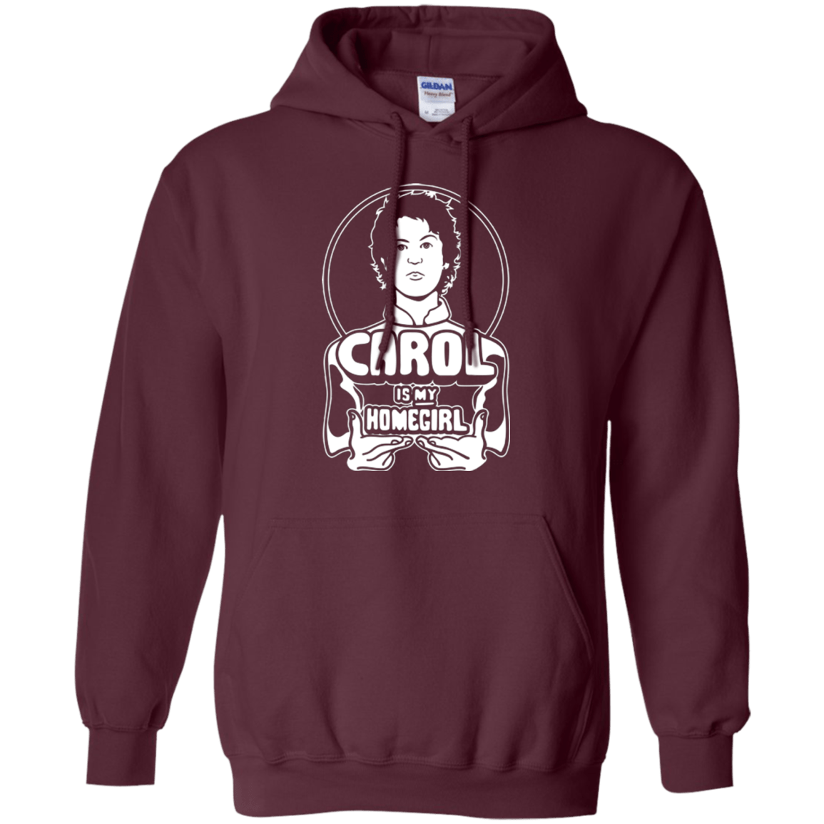 Sweatshirts Maroon / Small Homegirl Carol Pullover Hoodie