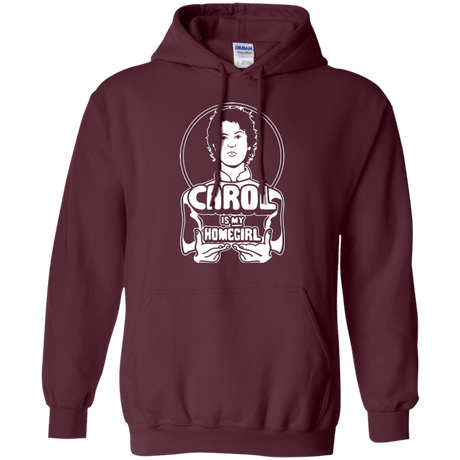 Sweatshirts Maroon / Small Homegirl Carol Pullover Hoodie