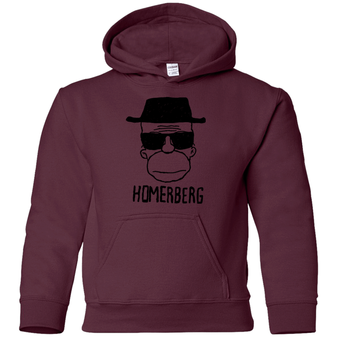 Sweatshirts Maroon / YS Homerberg Youth Hoodie