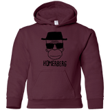 Sweatshirts Maroon / YS Homerberg Youth Hoodie