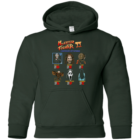 Sweatshirts Forest Green / YS Horror Fighter 2 Youth Hoodie