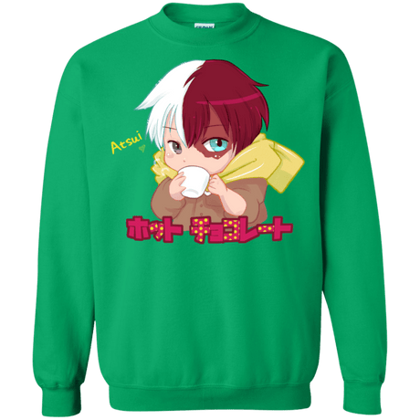 Sweatshirts Irish Green / S Hotto Chokoretto Crewneck Sweatshirt