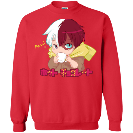 Sweatshirts Red / S Hotto Chokoretto Crewneck Sweatshirt