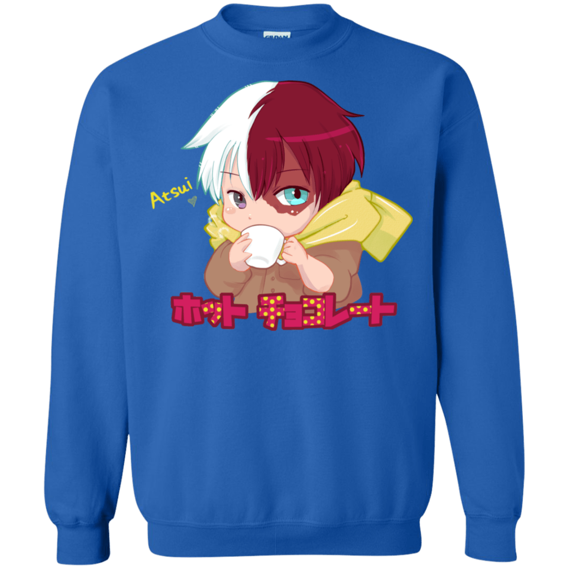 Sweatshirts Royal / S Hotto Chokoretto Crewneck Sweatshirt