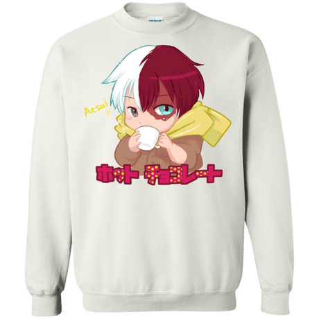 Sweatshirts White / S Hotto Chokoretto Crewneck Sweatshirt