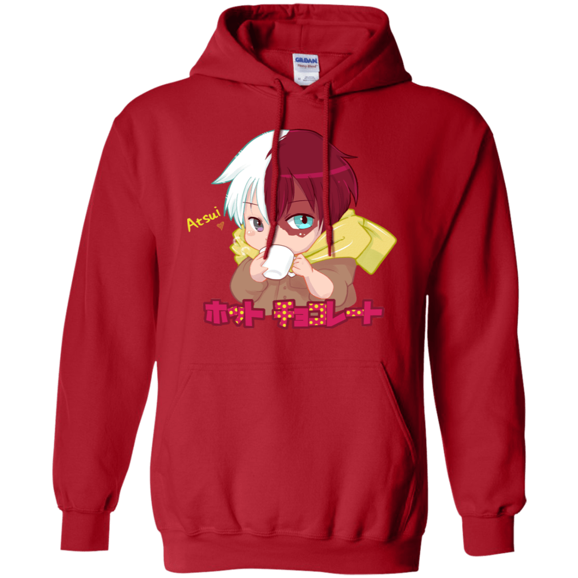 Sweatshirts Red / S Hotto Chokoretto Pullover Hoodie