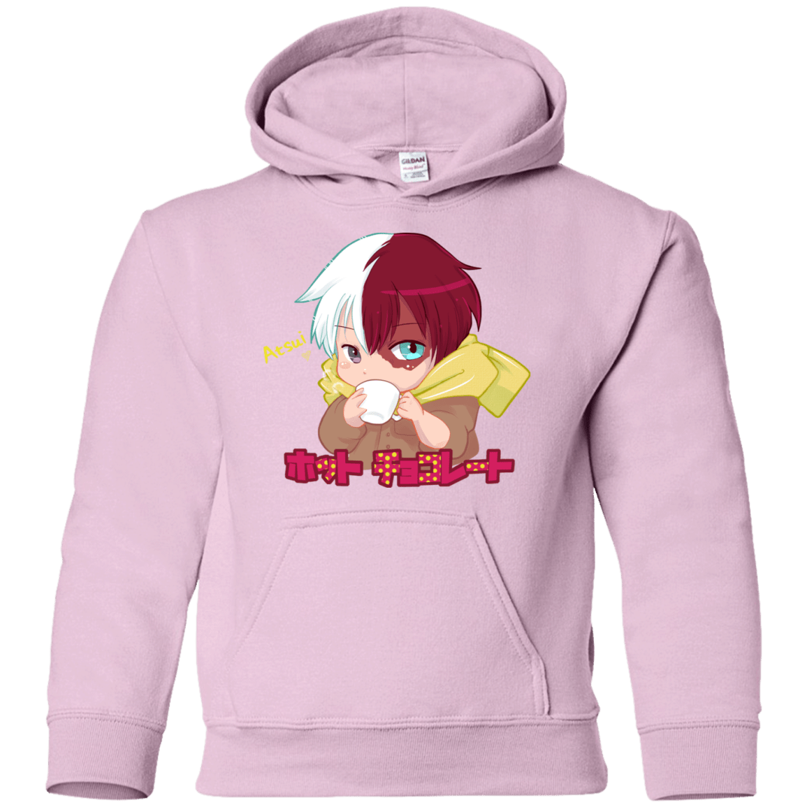 Sweatshirts Light Pink / YS Hotto Chokoretto Youth Hoodie