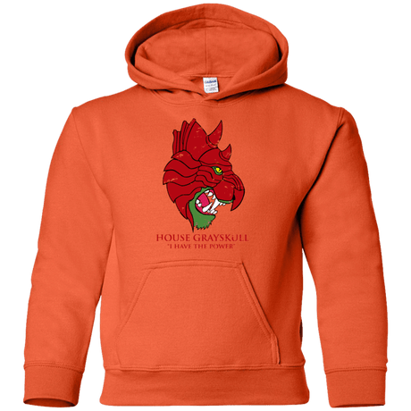 Sweatshirts Orange / YS House GraySkull Youth Hoodie
