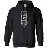 Sweatshirts Black / Small House Stark White Pullover Hoodie