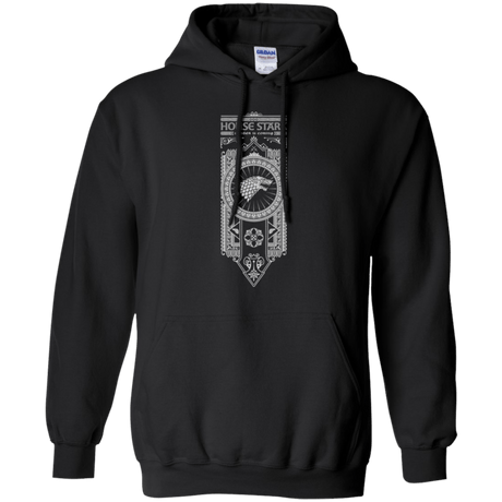 Sweatshirts Black / Small House Stark White Pullover Hoodie