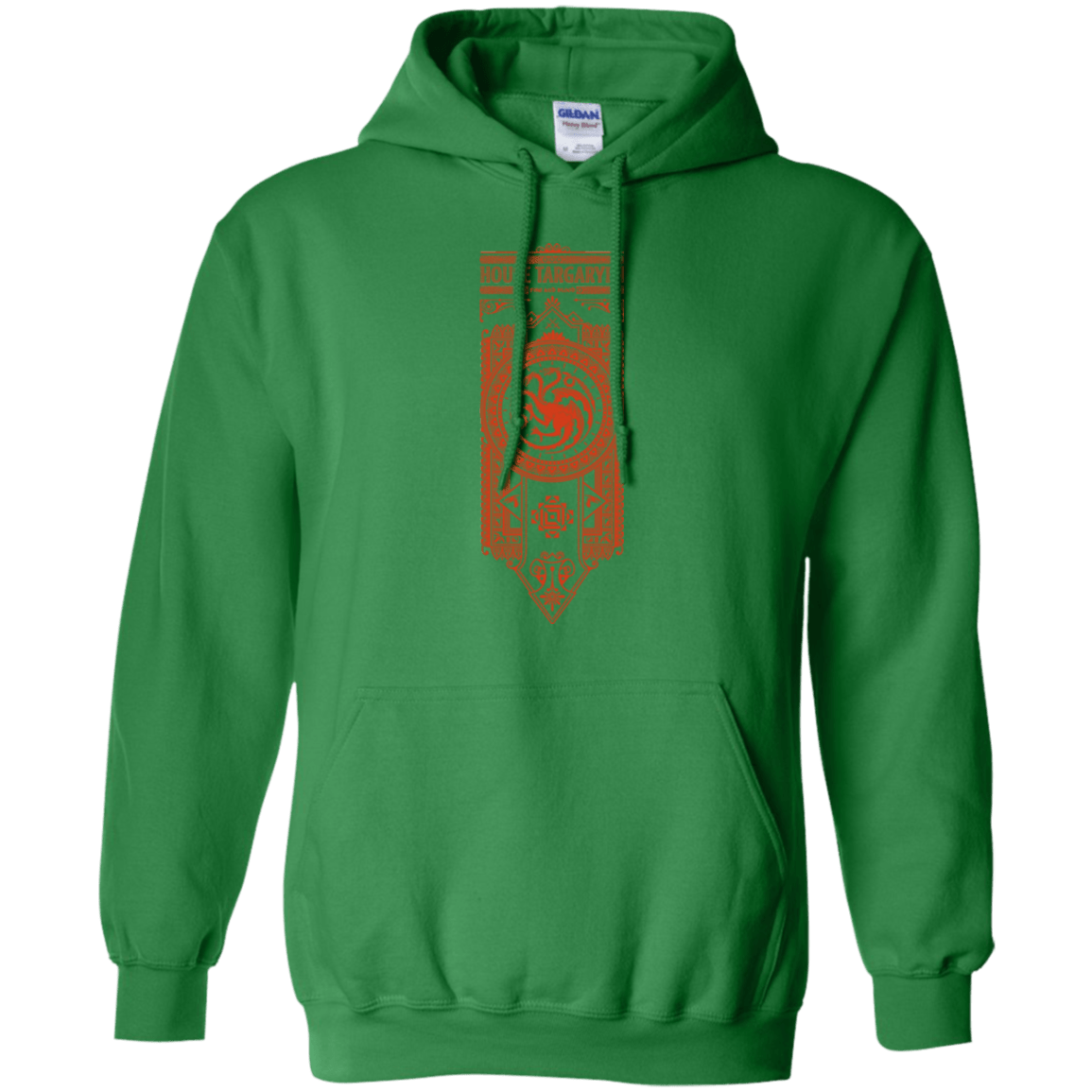 Sweatshirts Irish Green / Small House Targaryen Pullover Hoodie