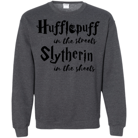 Sweatshirts Dark Heather / Small Hufflepuff Streets Crewneck Sweatshirt