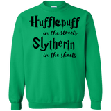 Sweatshirts Irish Green / Small Hufflepuff Streets Crewneck Sweatshirt