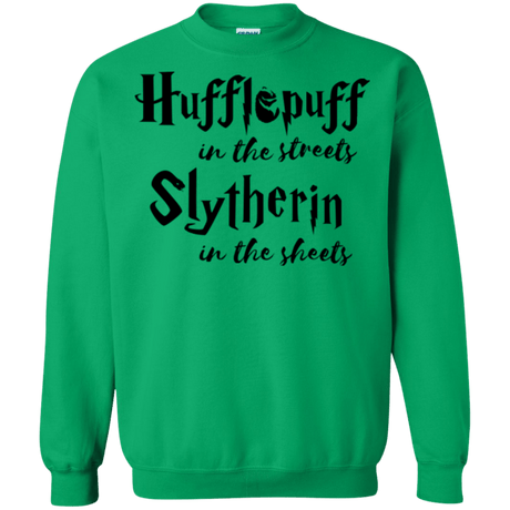 Sweatshirts Irish Green / Small Hufflepuff Streets Crewneck Sweatshirt