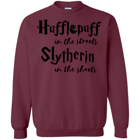 Sweatshirts Maroon / Small Hufflepuff Streets Crewneck Sweatshirt