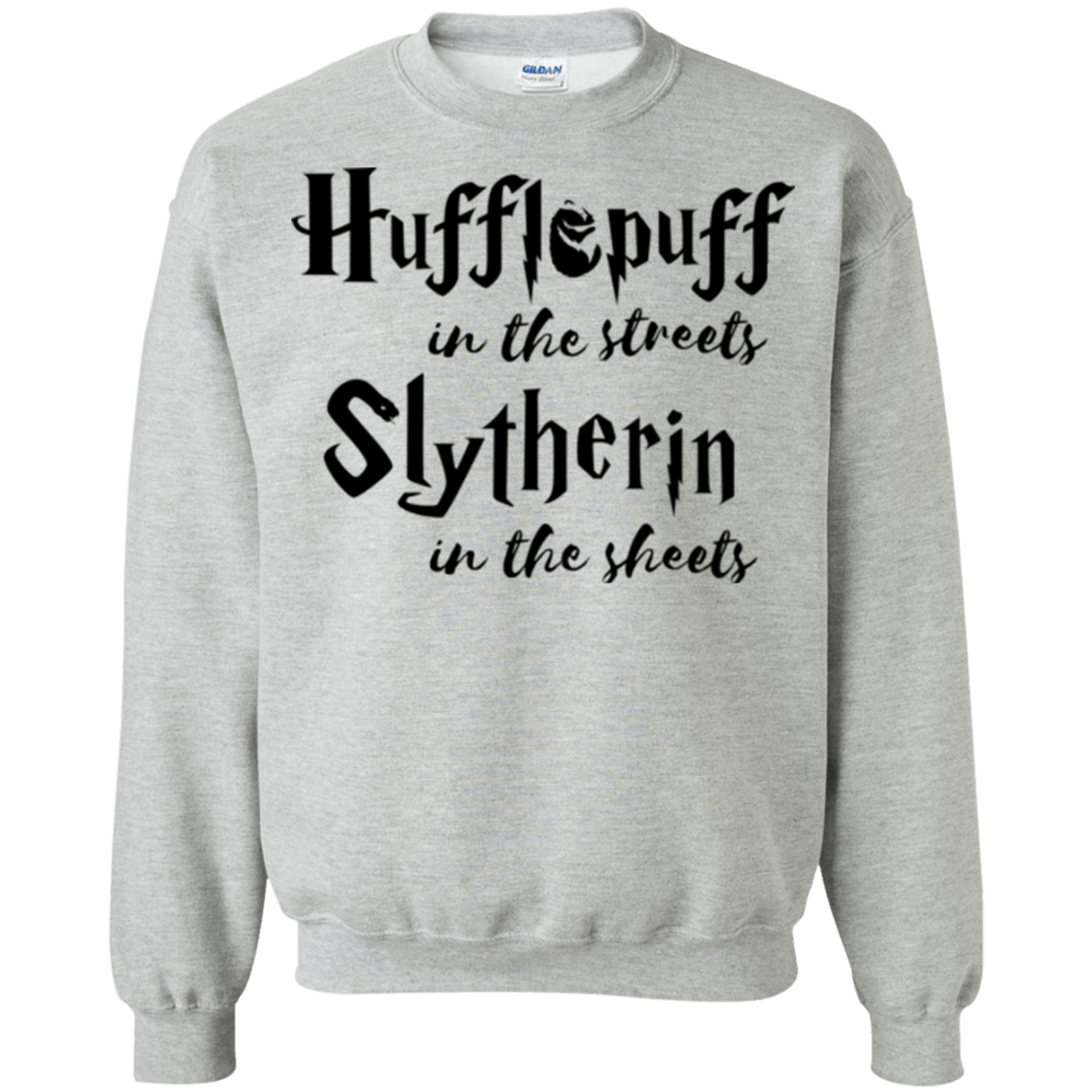 Hufflepuff Streets Crewneck Sweatshirt Pop Up Tee