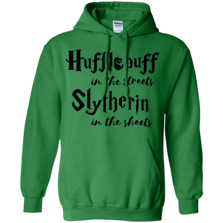 Sweatshirts Irish Green / Small Hufflepuff Streets Pullover Hoodie
